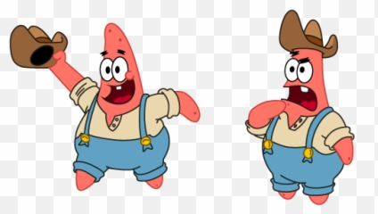 Spongebob Pecos Patrick Star Cursor - png