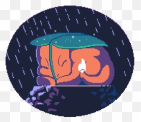 Top Rain Pixelart Stickers For Android - Illustration png