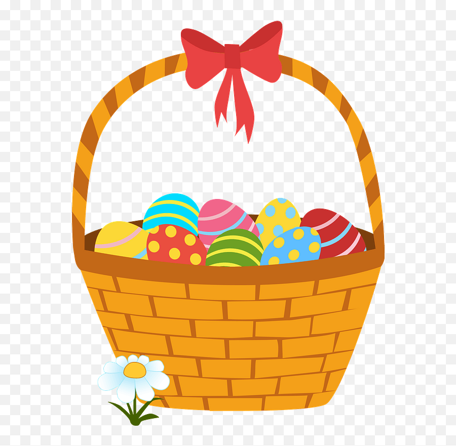 Easter Basket Clipart - Easter Monday Png,Easter Basket Png