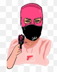 Beyonce Vector Pop Art Clipart Freeuse - Girl Ski Mask Png