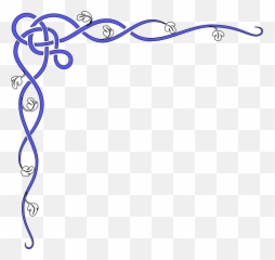 Border Corner Frame - Royal Blue Wedding Border Png,Corner Png