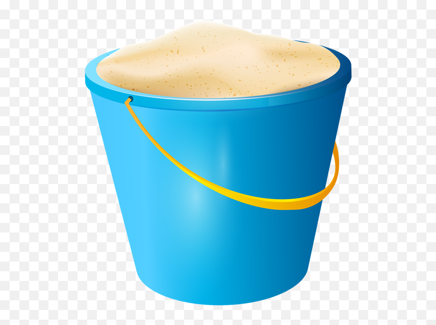 Beach Bucket Png Pail With Sand - Clip Art Sand In A Bucket Clipart,Beach Sand Png
