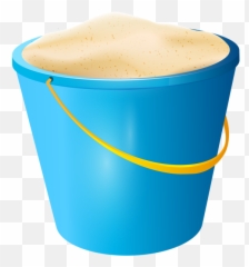 Beach Bucket Png Pail With Sand - Clip Art Sand In A Bucket Clipart,Beach Sand Png