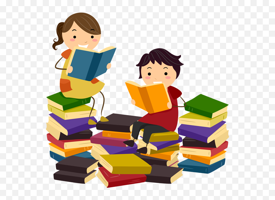 Reading Child Clip Art - Clip Art Reading Books Png,Reading Png