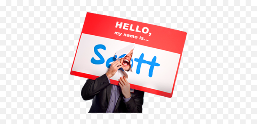 Home - Hello My Name Is Scott Png,Hello My Name Is Transparent