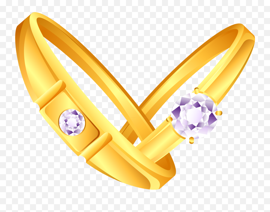 Wedding Rings Png - Wedding Golden Ring Png,Engagement Ring Png