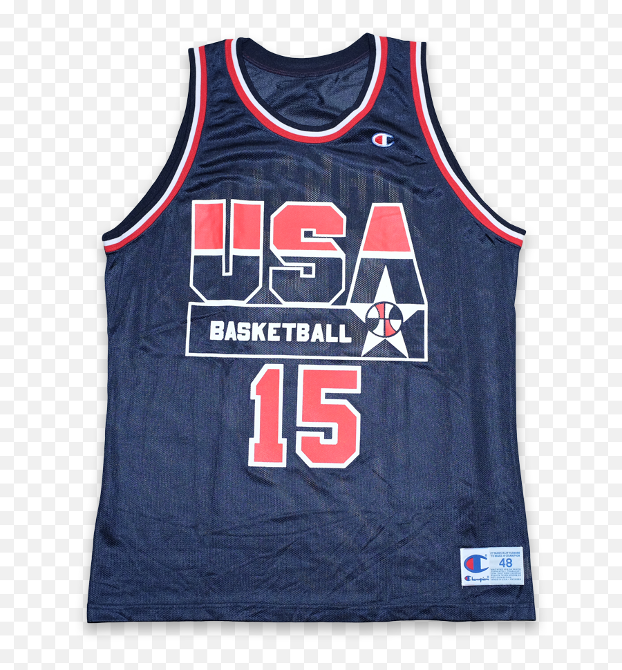 Vintage Magic Johnson Dream Team Usa Jersey Xlarge Png