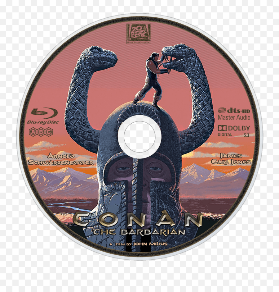 Download Hd Conan The Barbarian Bluray Disc Image - Conan Crom Conan Png,Conan The Barbarian Logo