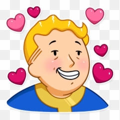 Telegram Sticker 22 From Collection Fallout Vault Boy - Vault Boy Love Png,Vault Boy Transparent