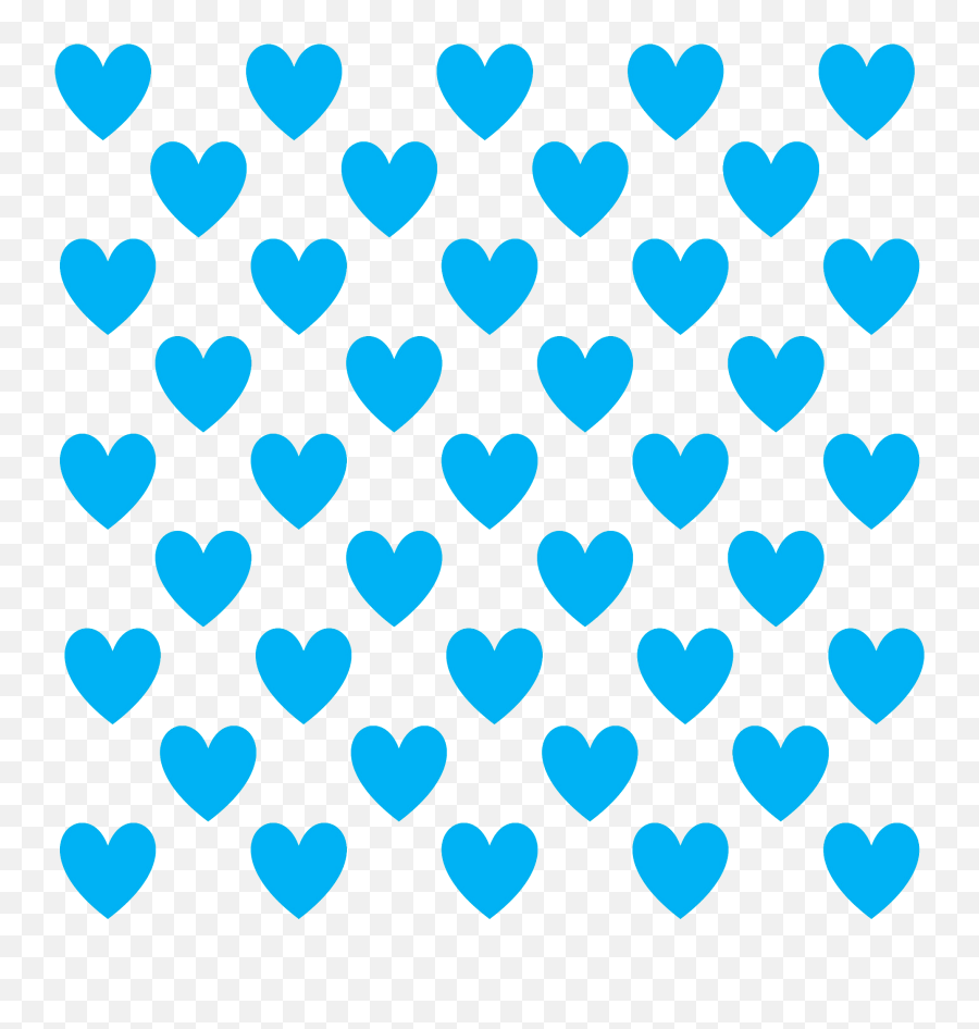 Blue Heart Pattern Clipart - Blue Heart Pattern Png,Blue Heart Transparent