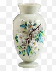 Download Hd Clipart Freeuse Antique Victorian Slate Opaline - Porcelain Png,Vase Png