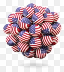 Stack Of Footballs Illustration Flag United States - Dot Png,Download Stack Icon
