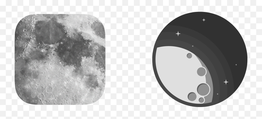 Reworking Moon For Os X I Had Been Planning To Do This - Moon Minimalist Png,Iphone 6 Moon Icon