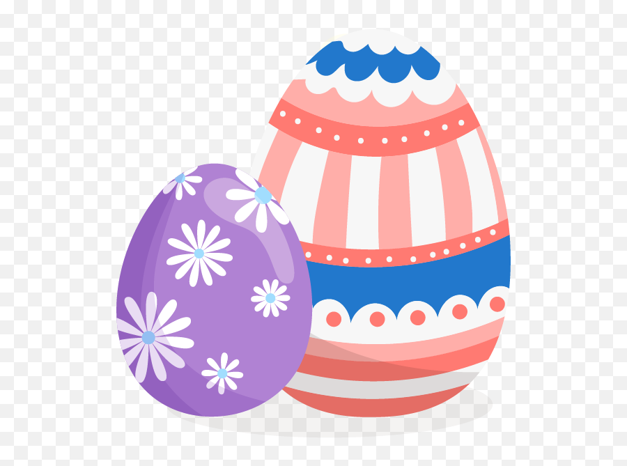 Easter Eggs Vector Icon Designs Graphic - Easter Png,Egg Icon Vector