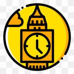 Clock England Europe United Kingdom Uk Tower Big Ben - Meal Time Icon png