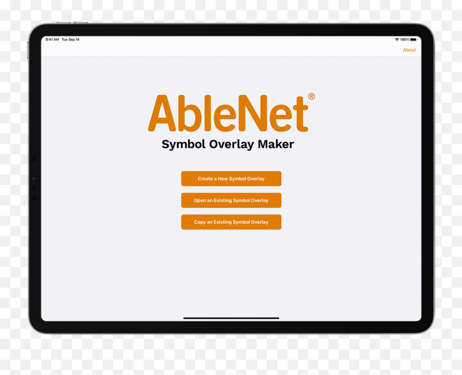 Ablenet Symbol Overlay App - Vertical Png,How To Have Icon Transperany Overlay