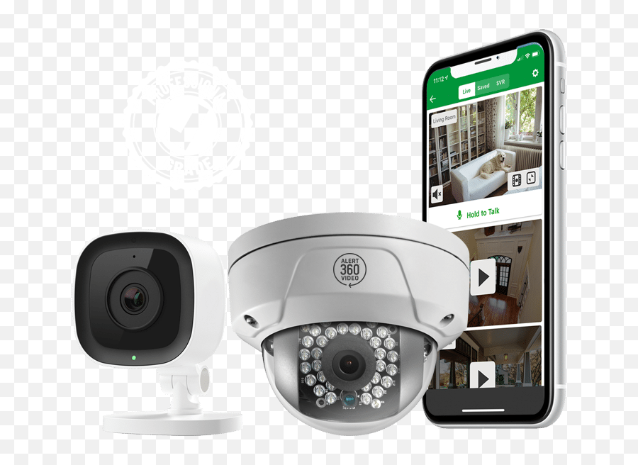 Security Cameras By Alert 360 Stand Alone Or System - Alert 360 Cameras Png,Video Camera Icon Google Chat