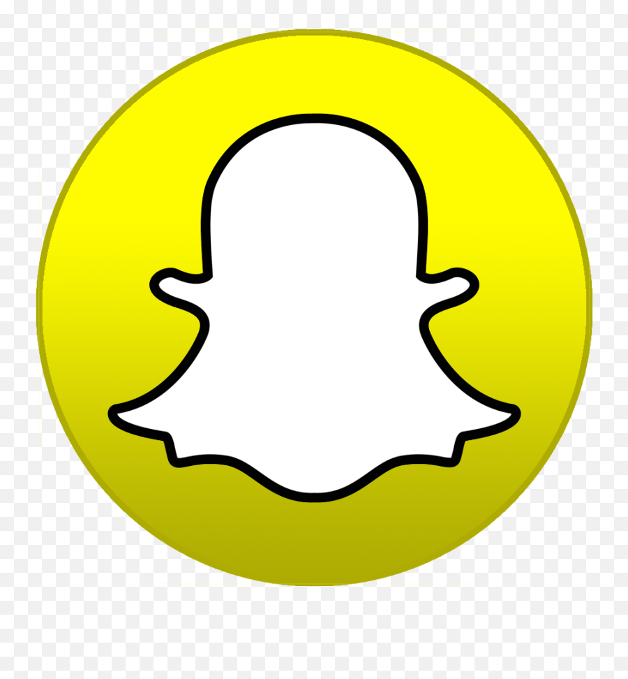 Download Snapchat Logo Png Circle - Logo Snapchat Png Transparent,Circle Logo