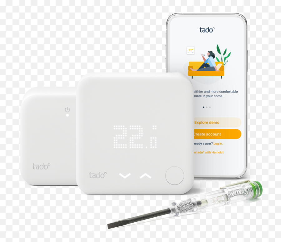 Install Wireless Smart Thermostat - By Tado Bedrade Slimme Thermostaat Png,Bosch Icon Install
