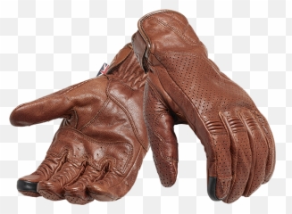 Banner Brown Leather Motorcycle Gloves - Brn Govle png