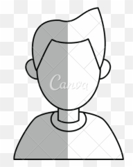 Man Avatar Icon - Canva Happy From Mental Illness png