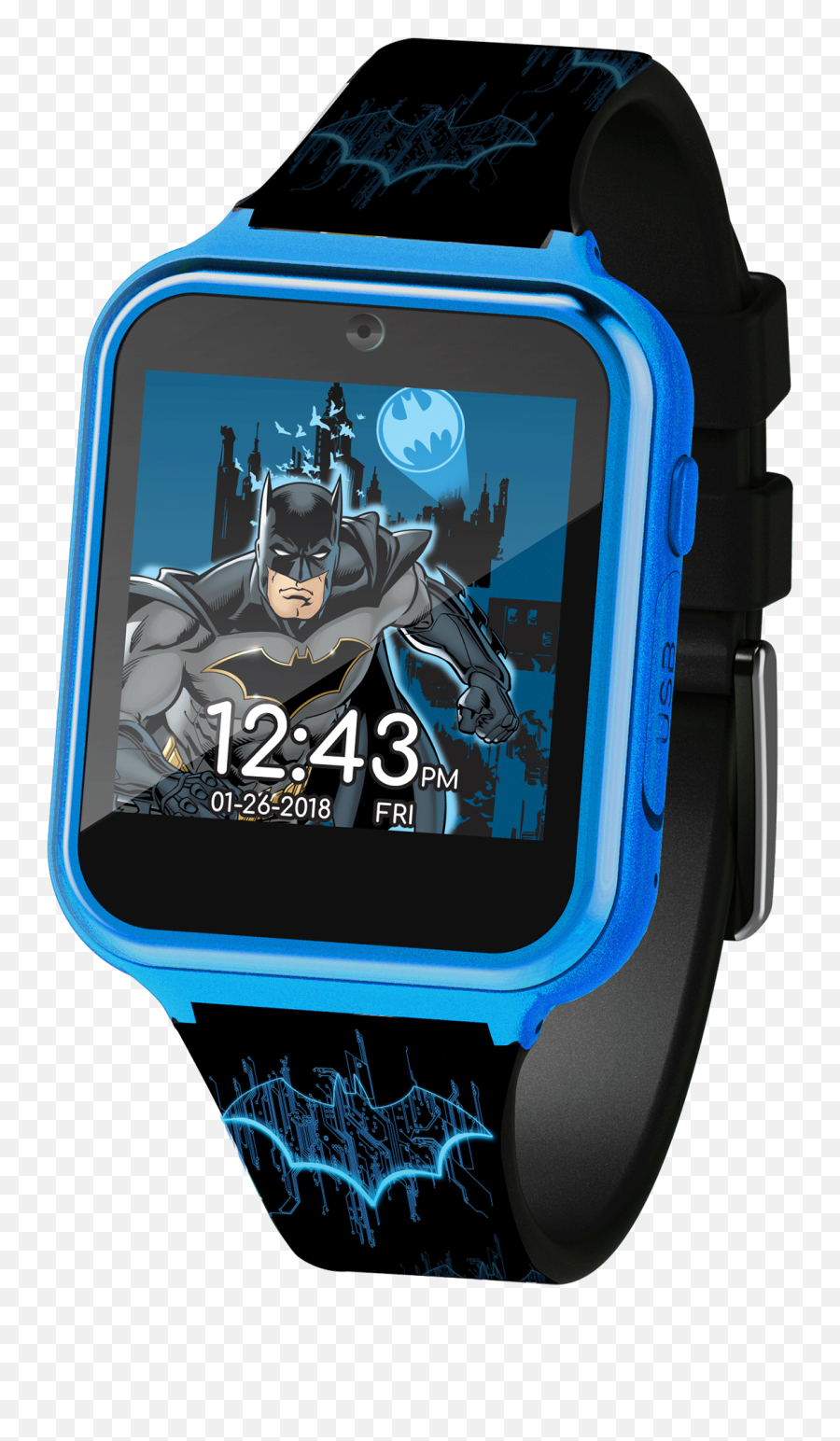 Official Batman Logo Kidu0027s Touch - Screen Smart Watch Bat4732 Minnie Mouse Watch Kids Smart Png,Batman Icon