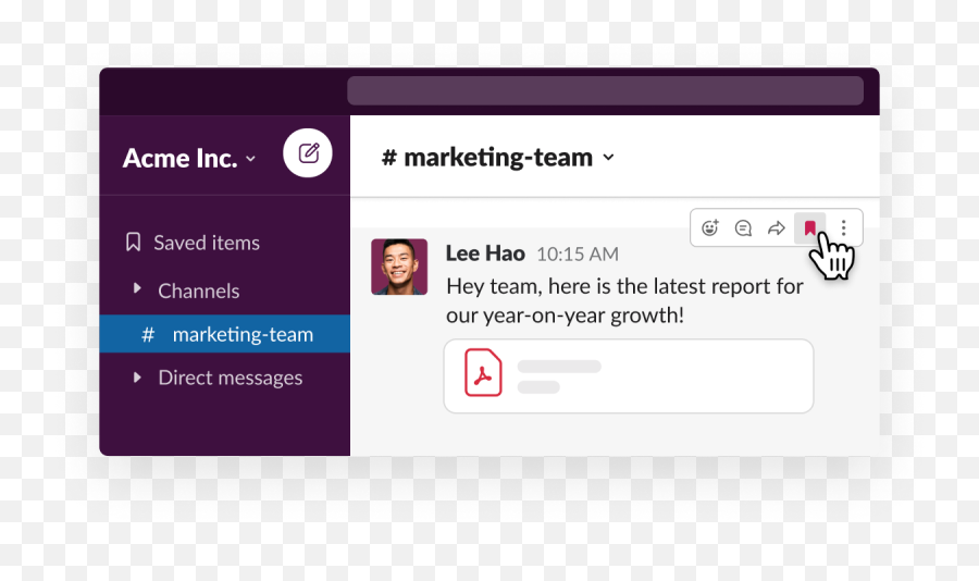 Find Information You Need Slack - Dot Png,Purple Message Icon