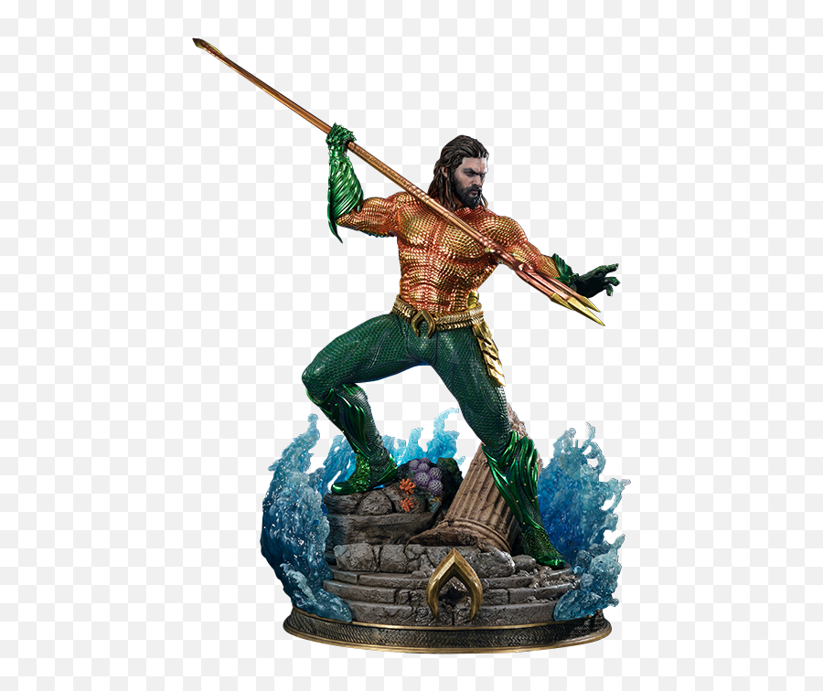 Dc Comics Aquaman Statue - Figurine Png,Aquaman Png