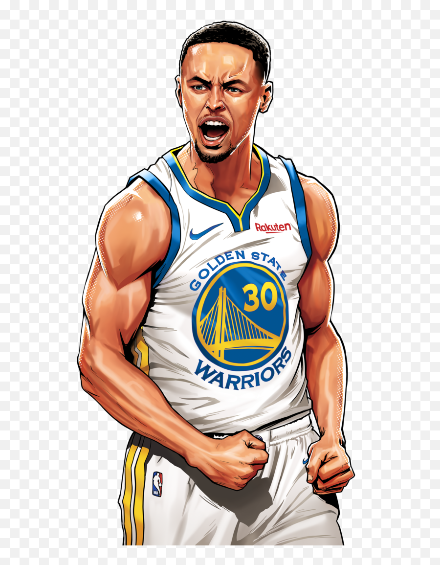 Nba 2019 Playoffs U0026 Finals U2014 Rachel Leathers - Profile Art Stephen Curry Png,Basketball Players Png