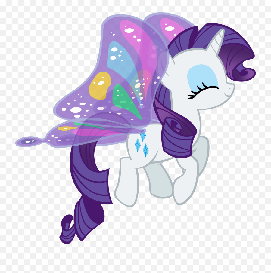 Download Hd Fanmade Rarity Butterfly - Rarity My Little Pony Png,Rarity Png