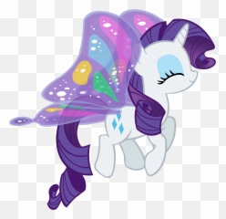 Download Hd Fanmade Rarity Butterfly - Rarity My Little Pony Png,Rarity Png