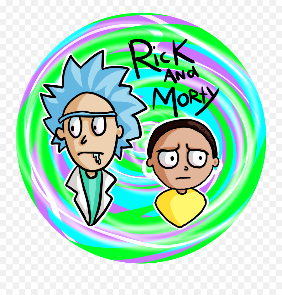 Pickle Clipart Jar Lid - Rick And Morty Circle Logo Png,Rick And Morty Portal Png
