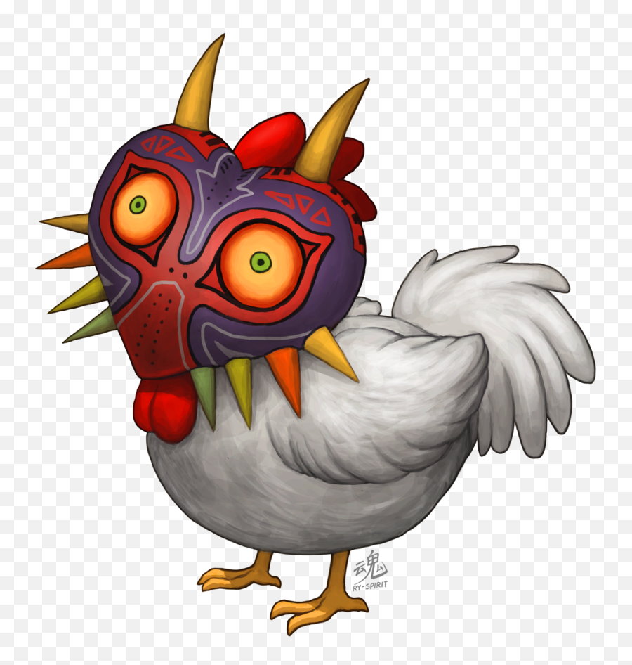 Png - Cuckoo With Mask,Skull Kid Png
