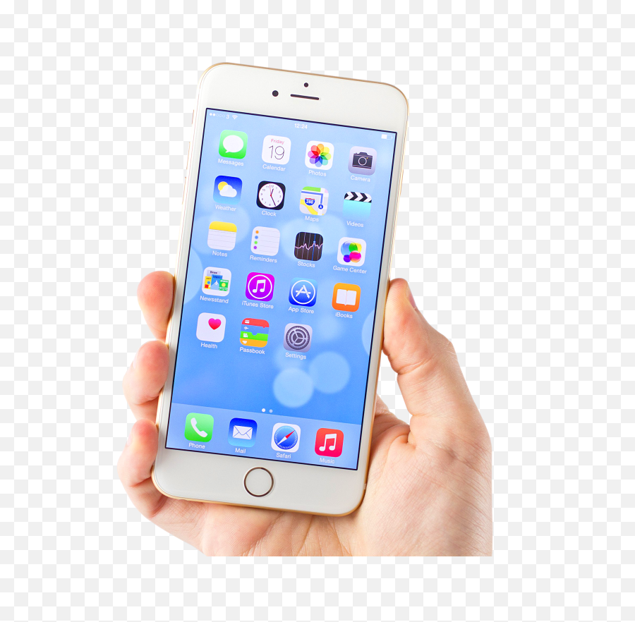 White Iphone 6 Png Image - Iphone 6 In Hand Png,Iphone 6 Png