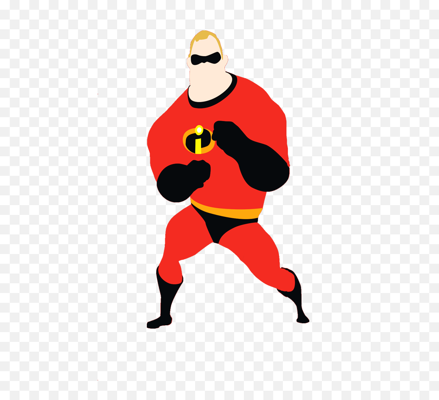 Download Mr Incredible In His New Red Uniform - Clipart Transparent Mr Incredible Png,Incredibles Logo Png