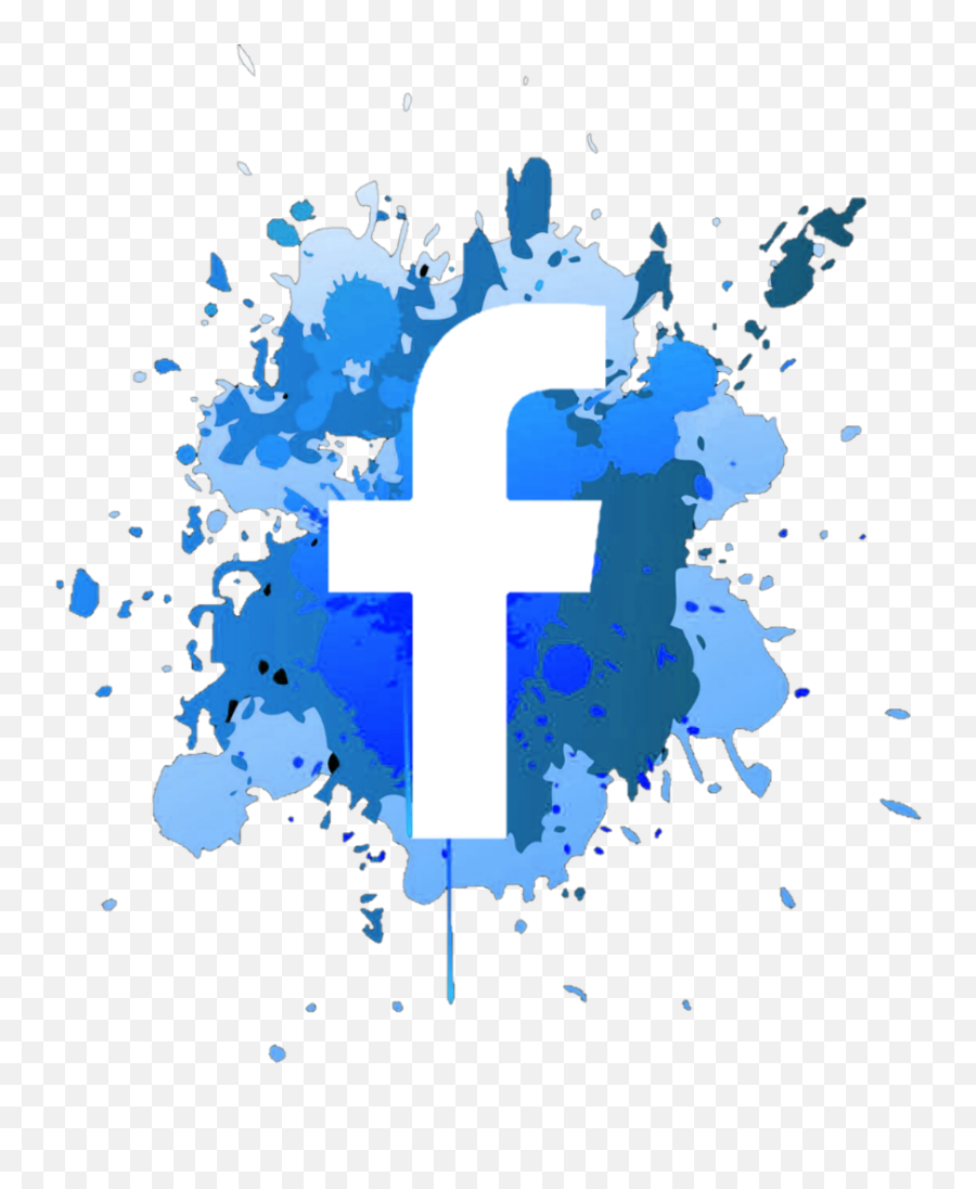 Download Mancha Facebook Face Social - Purple Paint Splash Png,Logo De Facebook Png
