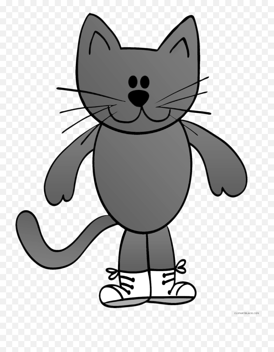 Head Clipart Pete The Cat Transparent - Clip Art Pete The Cat Rocking In My School Shoes Png,Cat Head Png