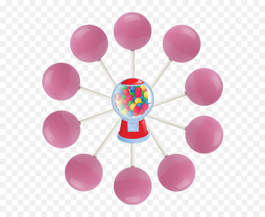 Transparent Lollipop Bubblegum U0026 Png Clipart - Original Gourmet Lollipops Bubble Gum,Princess Bubblegum Png