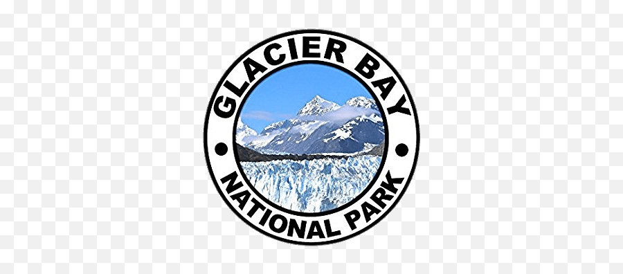 Glacier Bay National Park Round Sticker - Pedro Sauer Png,Glacier Png