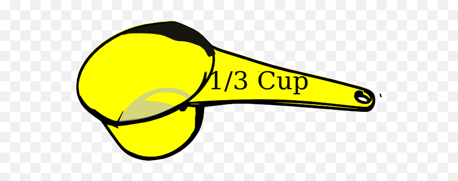 Cup Measuring Clipart - 1 3 Cup Measuring Cup Clipart Png,Measuring Cup Png