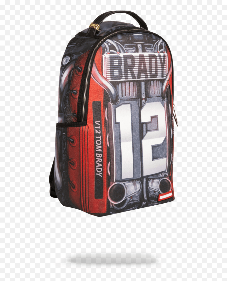 Download Hd Sprayground Brady 12 V Backpack - Hand Sac A Dos Tom Brady Png,Back Pack Png