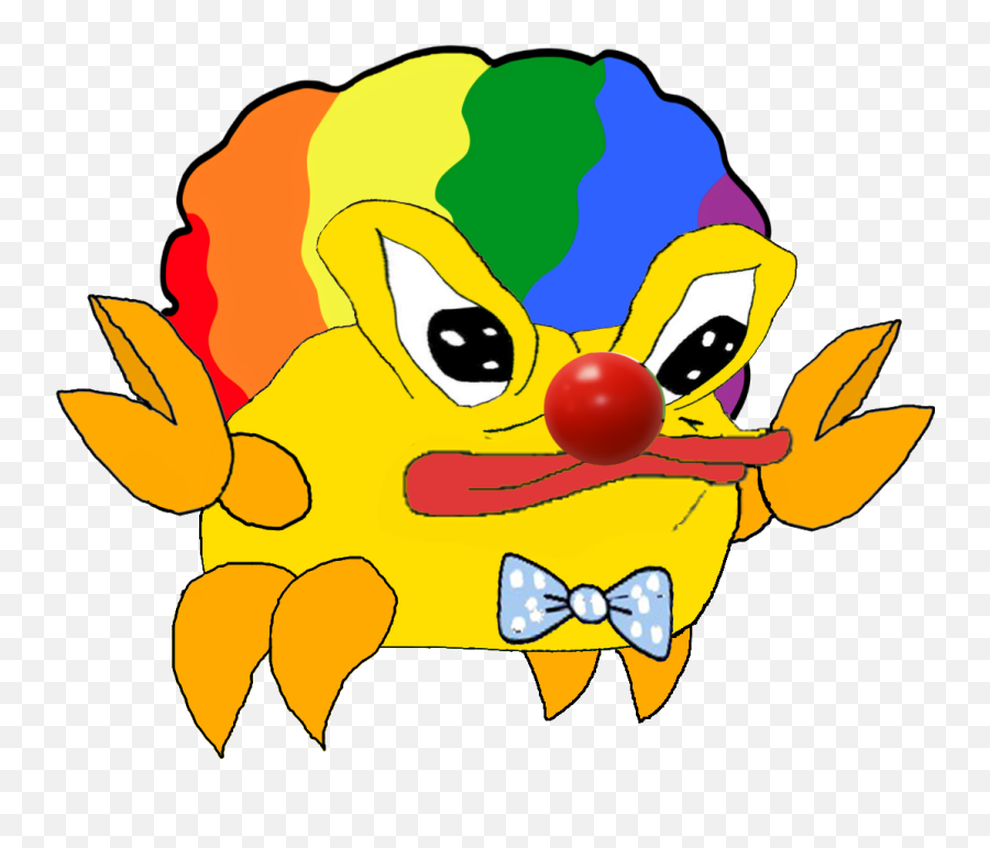 Clown Wig Png - Honkler Crab Clipart Full Size Clipart Crab Has A Clown,Clown Hair Png