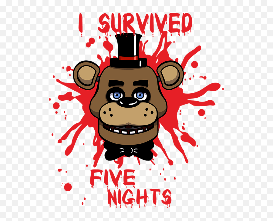 Five Nights - Survived 5 Nights At Png,Five Nights At Freddy's Png