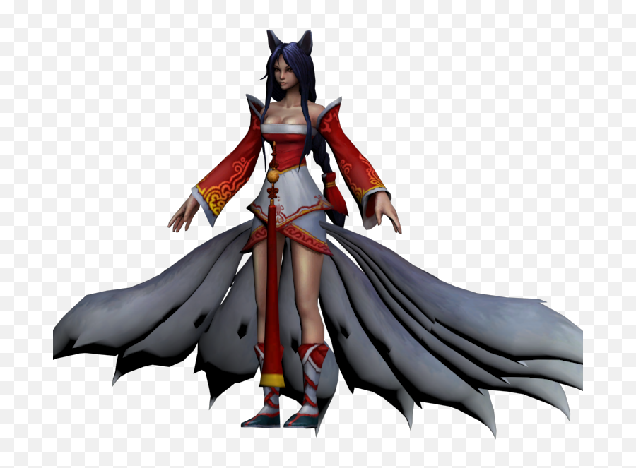 Pc Computer - League Of Legends Ahri The Models Resource Lol Ahri 3d Model Png,Ahri Png