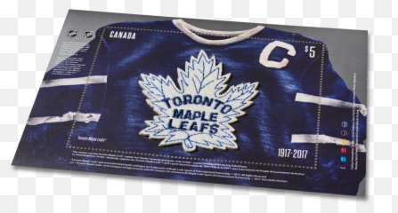 100 Years Of Toronto Maple Leafs Hockey Canada Post - Denim Png,Toronto Maple Leafs Logo Png