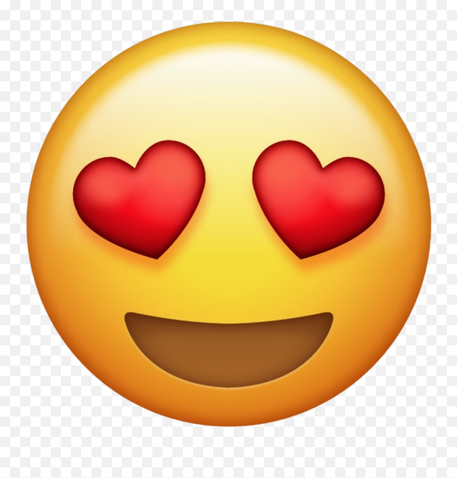 Heart Eyes Emoji Png Transparent 2 - Emoji Heart Eyes Png,Emoji Hearts Transparent