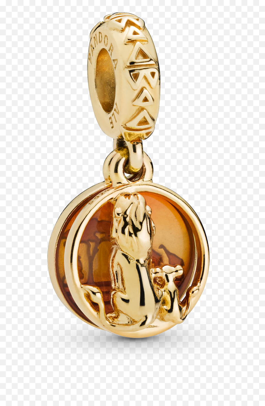 Disney Pandora Shine Simba And Mufasa Sunset Hanging Charm - Simba And Mufasa Pandora Png,Mufasa Png