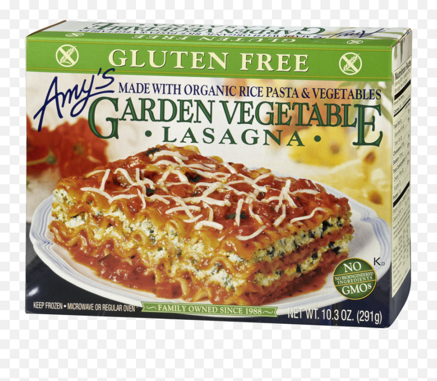 Amyu0027s Gluten Free Garden Vegetable Lasagna 103 Oz - Gluten Free Lasagna Frozen Png,Lasagna Png