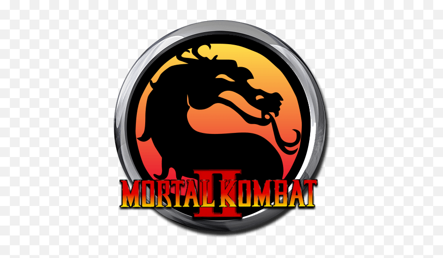 Mortal Kombat Ii Wheel Image U2013 Vpinballcom - Logos De Mortal Kombat Png,Mortal Kombat Logo Png