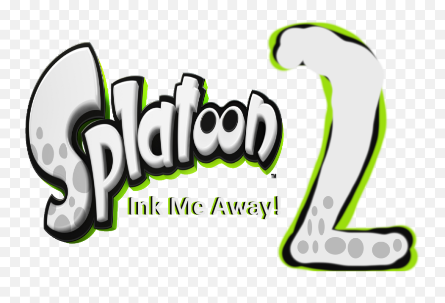 Download Hd Splatoon 2 Ink Me Away Logo - Transparent Splatoon Logo Png,Splatoon Logo Png